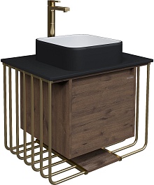 Grossman Мебель для ванной Винтаж 70 GR-4042BW веллингтон/металл золото – фотография-3